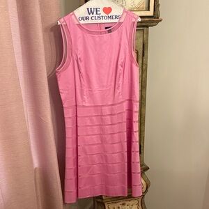 Ann Taylor Pink Sleeveless Mini Dress